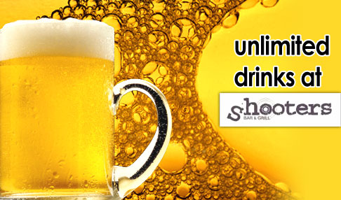 Shooters South Extension Part 2 - Rs 499 = Unlimited liquor & a starter at Shooters. Enjoy unlimited Whisky,Vodka,Draught Beer & Rum plus a tasty Veg. or Non-Veg. Starter only at Shooters, a unit of Café Morrison. 