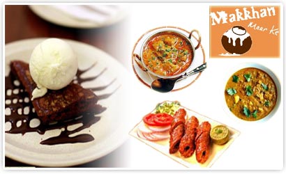 Makkhan Maar Ke Baner - Enjoy 50% off on delectable delicacies worth Rs 600 only at Makkhan Maar Ke.