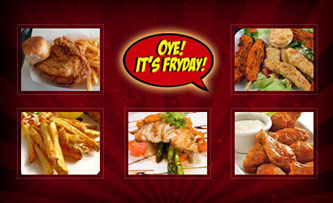 Oye! It's Fryday! Prince Anwar Shah Road - Pay Rs 134 to savour Unlimited Platter (Veg / Chicken / Fish) at Oye! It's Fryday!