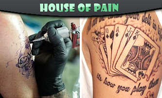 House of Pain Baguiati - Pay Rs 159 for a funky 1 sq inch permanent tattoo worth Rs 1000 at House of Pain Outlet. Wear your personality on your body!