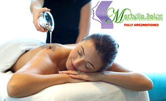 Marbella Salon Kalkaji - Ladies…Pay Rs 449 for Body & Head Massage, Bleach, Facial, Hair Spa & Manicure/Pedicure worth Rs 3050 at Marbella Salon. Indulge yourself in complete rejuvenation!