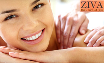 Ziva Spa C-Scheme - Pay Rs 49 & get 50% off on astounding salon services – Thai Foot Massage, Head Massage, De-stress Back & Shoulder Massage, Pedicure & Energizing Facial at Ziva Spa.