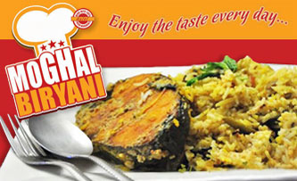 Moghal Birayani Maddilapalem - Pay Rs 149 for Moghal Chicken Dum Biryani for 2 people worth Rs 240 at Moghal Birayani.  Be sure to relish the authentic Awadhi taste!!