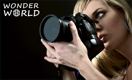 Wonder World Sector 7, Rohini - Pay Rs 99 for 6 classes of Photography at Wonder World worth Rs 3000. Also get 10% off on further enrollment!