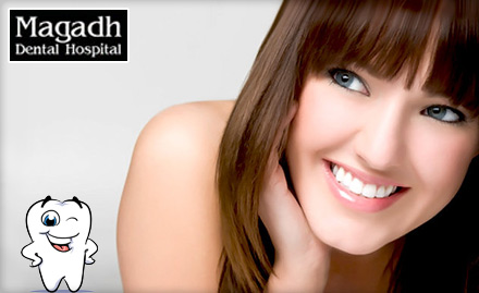Magadh Dental Hospital Anisabad - Pay Rs. 149 for Dental Consultation, Scaling, Polishing and more worth Rs. 2200 at Magadh Dental Hospital.
