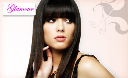Glamour Hair Beauty And Spa Sector 54 - Ladies…Pay Rs 999 for Hair Cut, Hair Spa & Polishing worth Rs 5350 at Glamour Hair Beauty & Spa. 