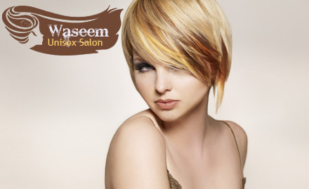 Waseem Unisex Saloon Model Town - Pay Rs. 1099 for Global Hair Colour, Hair wash, Hair cut and Blow-Dry worth Rs. 5000 at Waseem Unisex Salon.