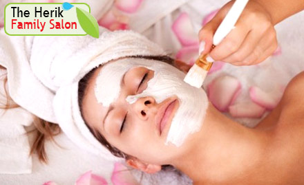 The Herik Family Salon Nikol - Pay Rs. 349 and get Facial, Haircut, Manicure and more worth Rs. 1500 at The Herik Family Salon. 