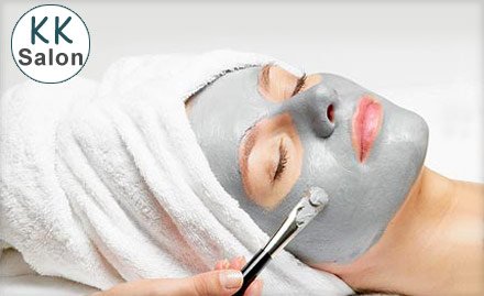 KK Salon Kashmir Avenue - Pay Rs. 59 for Face Bleach and Head Massage worth Rs. 500 at KK Salon.