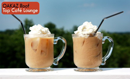 Oakaz - Cafe And Restaurant Kanchan Bagh - Pay Rs. 299 for Cold Coffee, Veg / Non-Veg Starters and Chocolate Mousse for two worth Rs. 500 at OAKAZ Roof Top Cafe Lounge.