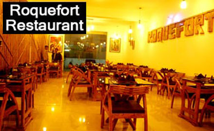 Roquefort Restaurant Majra - Pay Rs. 49 to get Rs. 1000 off on food and beverages from the menu at Roquefort Restaurant.