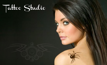 Blue Star Ink Tattoo Studio Shyam Tower - Pay Rs. 399 for 5 sq inch 3D permanent tattoo worth Rs. 4600 at Tattoo Studio.