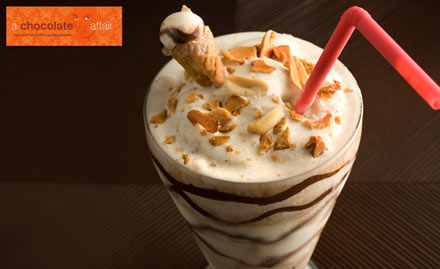 A Chocolate Affair Koregaon park - Pay Rs. 249 for Snacks and Beverages (a la carte) worth Rs. 500 at A Chocolate Affair.