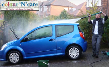 Sri Sai Ganesh Colour N Care Marri Palem - Pay Rs.149 for Exterior Car Washing, Interior Vacuuming and Dash Board Cleaning worth Rs. 400 at Sri Sai Ganesh Colour N Care. Also get bike servicing absolutely free!