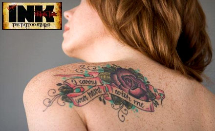 Ink Tattoo Studio Thane West - Pay Rs 399 for 4 sq inch permanent tattoo worth Rs 2400 at Ink Tattoo Studio.
