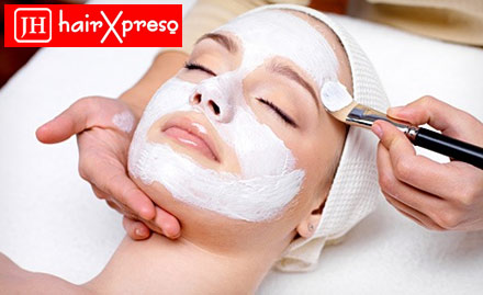 Jawed Habib Hair Xpreso Darshanlal Chowk - Pay Rs. 449 for Facial, Bleach, Hair Spa and more worth Rs. 2210 at Jawed Habib Hair Xpreso Salon. 
