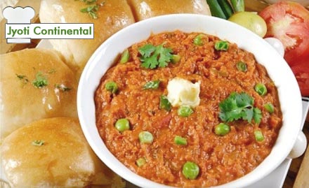 Jyoti Continental Govind Nagar - Pay Rs. 49 to get 30% off on Food and Beverages from the menu at Jyoti Continental.
