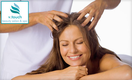 V Touch Beauty Salon & Spa HBR Layout - Pay Rs 499 for any 5 Beauty services from the menu at V.Touch Beauty Salon & Spa.