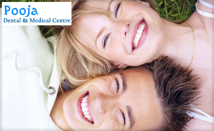 Pooja Dental & Medical Centre Kaka Deo - Pay Rs. 139 for Dental consultation, scaling, polishing and more worth Rs. 1500 at Pooja Dental & Medical Centre.