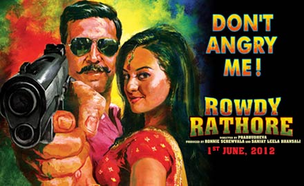 PVR Cinemas Connaught Place - Watch Rowdy Rathore, the complete action packed entertainer, for just Rs. 125!