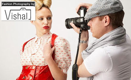 Fashion Photography by Vishal Green Park - Rs. 4999 for Fashion Portfolio Photo Shoot with Makeup and Hair Styling 