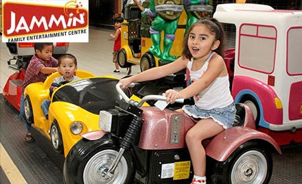 Jammin Recreation Pvt. Ltd. Raipur - Pay Rs. 399 for Arcade Gaming, 2 rounds of Bumper Cars and 2 Vending Games worth Rs. 1300 at Jammin Recreation.