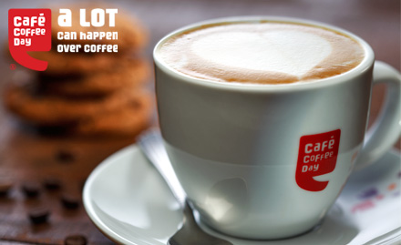 Cafe Coffee Day Jubilee Hills - Pay only Rs. 19 for Buy 1 Get 1 Free Offer at Cafe Coffee Day. Valid across all CCD outlets in India!