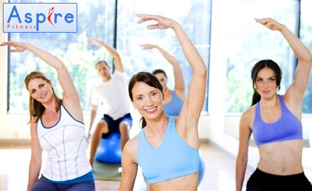 Aspire Fitness Virugambakkam - Pay Rs. 99 for 8 Sessions of Aerobics worth Rs. 2247 at Aspire Fitness Center. Also get upto 40% off on further registration!