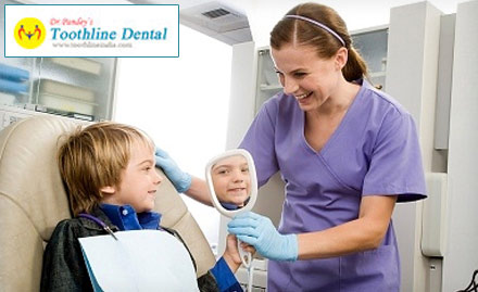 Dr Pandey's Toothline Dental Adarsh Nagar - Pay Rs. 249 for Consultation, Smile Makeover Counseling, Scaling, Polishing and more worth Rs. 2500 at Dr Pandey's Toothline Dental.