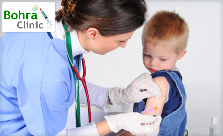 Bohra Clinic Pimpri-Chinchwad - Pay Rs. 49 and get 20% off on pediatric vaccination at Bohra Clinic.