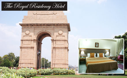 The Royal Residency Hotel Delhi - A truly unique and luxurious experience in the Capital City! Pay Rs.49 and get 50% off on room tariff in New Delhi at The Royal Residency Hotel.