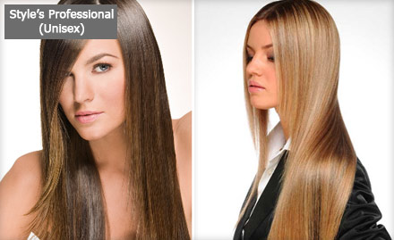 Style's Professional Sarabha Nagar - Say goodbye to unmanageable hair with 50% off on L'Oreal hair smoothening or straightening in just Rs. 99 at Style's Professional.
