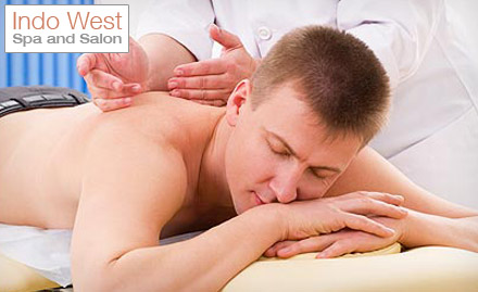 Indo West Spa & Salon Ghorpadi - Pay Rs. 249 for back massage, head massage, hand reflexology and foot reflexology worth Rs. 1396 at Indo West Spa and Salon.