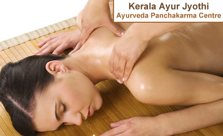 Kerala Ayur Jyothi Ayurvedic Panchakarma Centre Padmarao Nagar - Pay Rs 405 for Ayurvedic Consultation, Face Massage, Head Massage, Body Massage and more worth Rs 1600 at Kerala Ayur Jyothi Ayurveda Panchakarma Centre. 