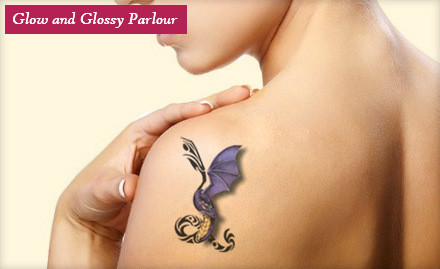 Glow & Glossy Beauty Saloon Anna Nagar - Pay Rs. 99 to get 50% off on coloured permanent 3D tattoo at Glow and Glossy Parlour. Ink your attitude!