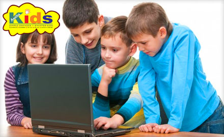Aastha Kids Boring Road - Pay Rs. 49 to get 5 beginners computer classes worth Rs. 250 at Aastha Kids.