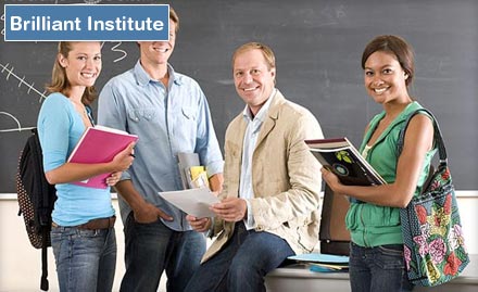 Brilliant Institute Sector 36 - Pay Rs. 99 for 7 coaching sessions for medical/non medical, commerce, bank PO, IIT-JEE/AIEEE/PMT entrance exams worth Rs. 2500 at Brilliant Institute.