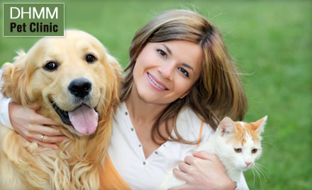 Dr. H. Mukherjee Memorial Pet Clinic Royd Street - Complete pet care! Pay Rs. 299 for pet care Services worth Rs 1000 at DHMM Pet Clinic. 