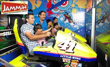 Jammin Recreation Pvt. Ltd. Fatehganj - Pay Rs. 249 for unlimited arcade gaming and 5 rounds of bumper car worth Rs. 1400 at Jammin Recreation.