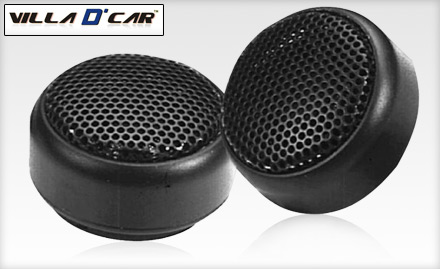 Villa D’ Car Lajpat Nagar 1 - Get the thump on the move! Pay Rs. 149 for 300 watts tweeters worth Rs. 900 from Villa D Car.