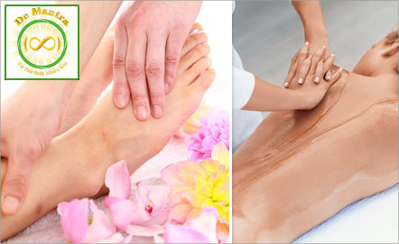 De Mantra Andheri West - Pay Rs. 999 for natural body polishing, foot reflexology and more worth Rs. 8500 at De Mantra. Also get signature analysis! 