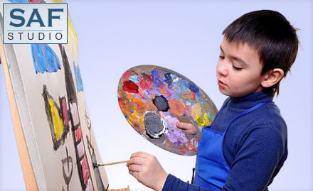 Saf Studio Kousalya Complex - Pay Rs 10 for 2 drawing and art classes worth Rs. 375 at Saf studio.