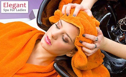 Elegant Spa For Ladies Patliputra - Pay Rs. 349 for Vitamin E face glow pack with massage, bleach, haircut and more worth Rs. 1800 at Elegant Spa For Ladies.