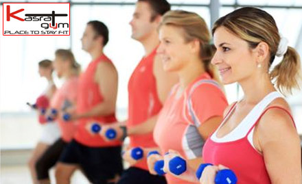 Kasrat Gym Surya Nagar, Ghaziabad - Get 15 gym sessions worth Rs. 1500 at Rs. 99
