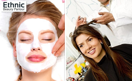 Ethnic  Beauty  Parlour Borivali - Get gorgeous! Enjoy 30% off on beauty services- facial, bleach, waxing, manicure, pedicure and more at Ethnic Beauty Parlour.