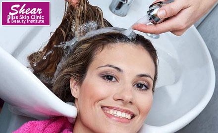 Shear Bliss Skin Clinic & Beauty Institute Vishrant Wadi - Pay just Rs. 399 to get L'oreal hair spa, facial, bleach, waxing and more worth Rs. 2770 at Shear Bliss Skin Clinic & Beauty Institute.