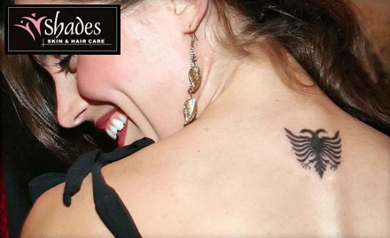 Shades Tattoo Mansarovar - Get Inked! Pay Rs. 49 to get 60% off on permanent tattoo at Shades Tattoo.