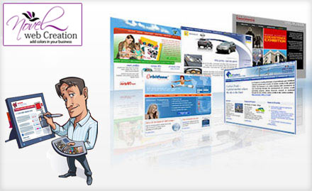 Novel Web Creation Muralipura - Pay just Rs. 99 to get 60% off on personal website at Novel Web Creation.