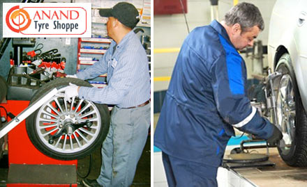 Anand  Tyre Shoppe Andheri West - Enjoy The Perfect Ride with Wheel Alignment & Balancing at Rs. 99