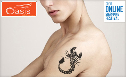 Oasis Tattoo Studio Ranikuthi - Pay Rs. 39 to get 90% off on permanent tattoo at Oasis Tattoo Studio.
